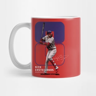 Nick Castellanos Philadelphia Outline Mug